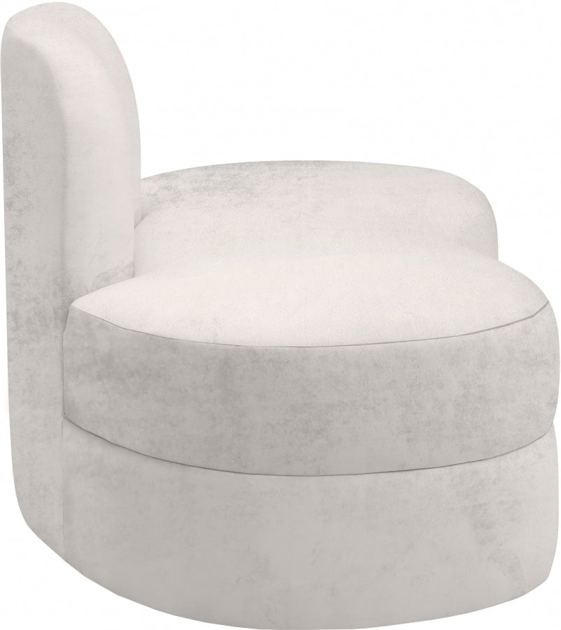 Causeuse en velours Mitzy