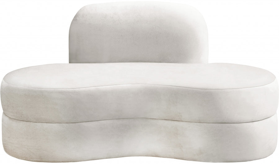 Causeuse en velours Mitzy