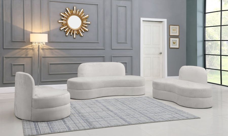 Causeuse en velours Mitzy