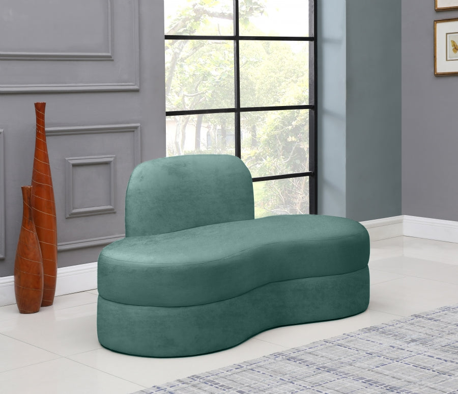 Causeuse en velours Mitzy