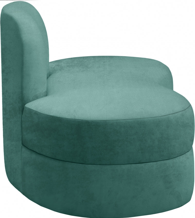Causeuse en velours Mitzy
