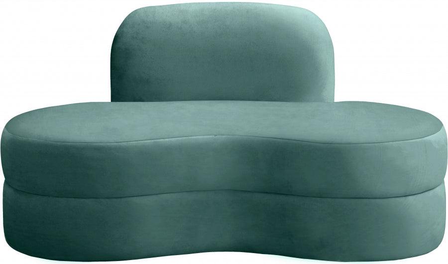 Causeuse en velours Mitzy