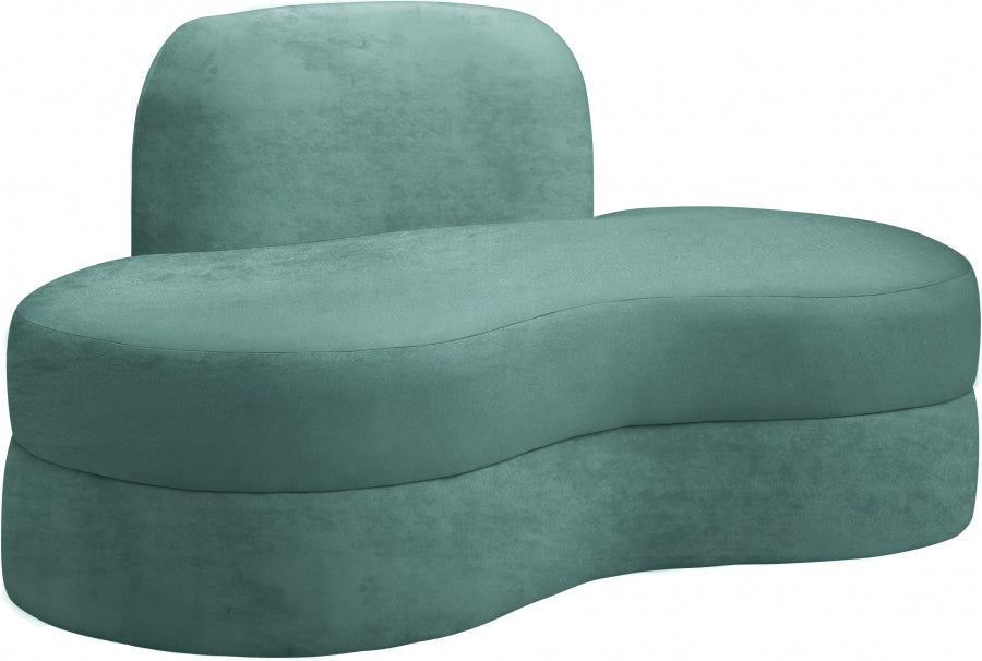 Causeuse en velours Mitzy