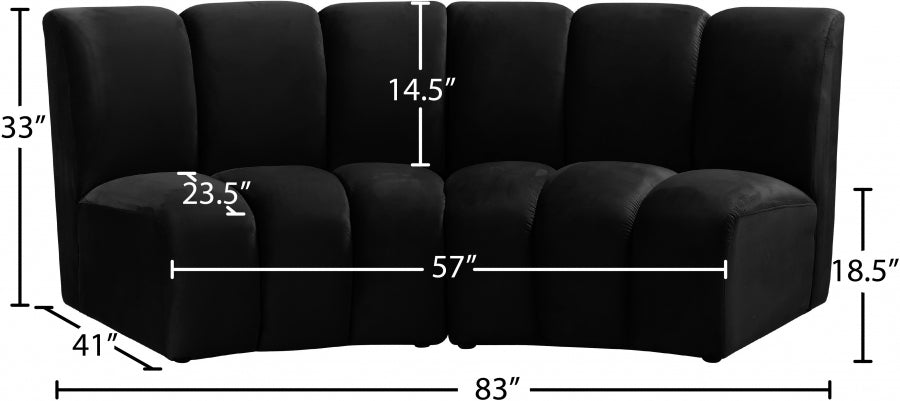 Causeuse modulaire Infinity 