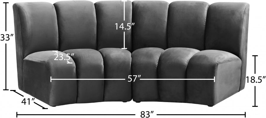 Causeuse modulaire Infinity
