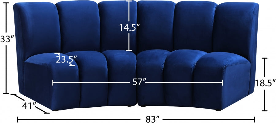 Causeuse modulaire Infinity