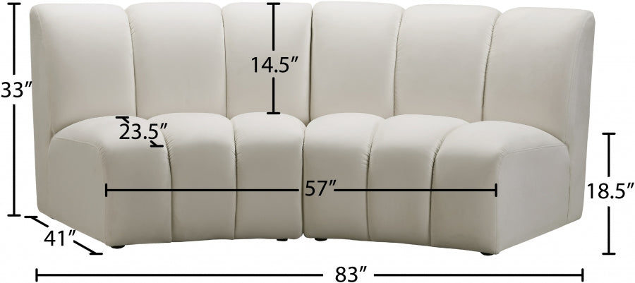 Causeuse modulaire Infinity