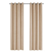 PANNEAU DE RIDEAU - 2PCS / 54"WX 84"H BEIGE ASSOMBRISSANT LA PIÈCE 