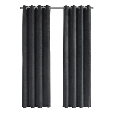 PANNEAU DE RIDEAU - 2PCS / 52"WX 84"H GRIS ASSOMBRISSANT LA PIÈCE 