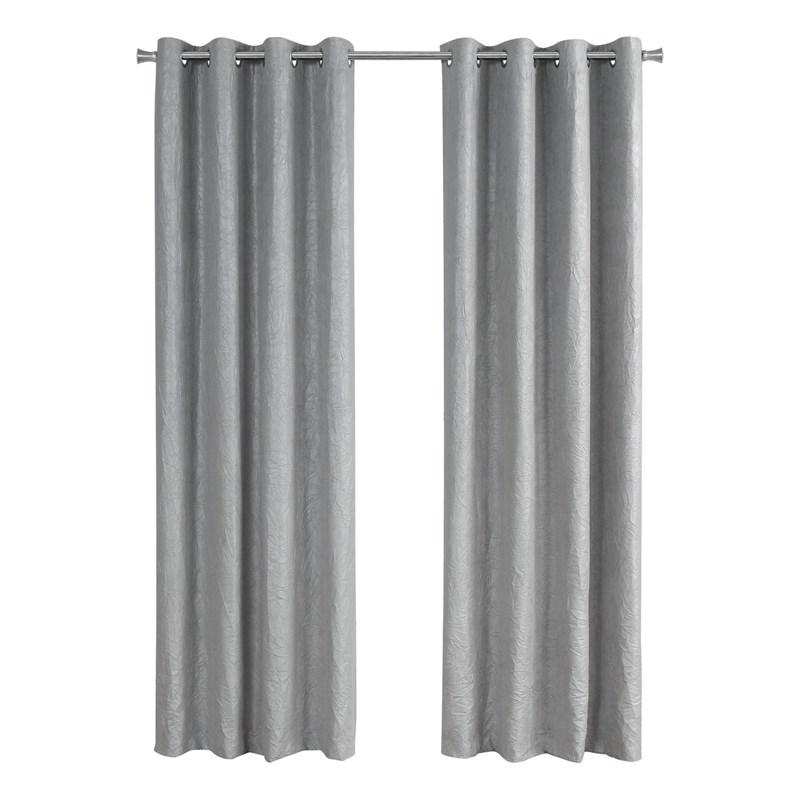 PANNEAU DE RIDEAU - 2PCS / 52"WX 95"H SILVER ROOM ASSOMBRISSEMENT 