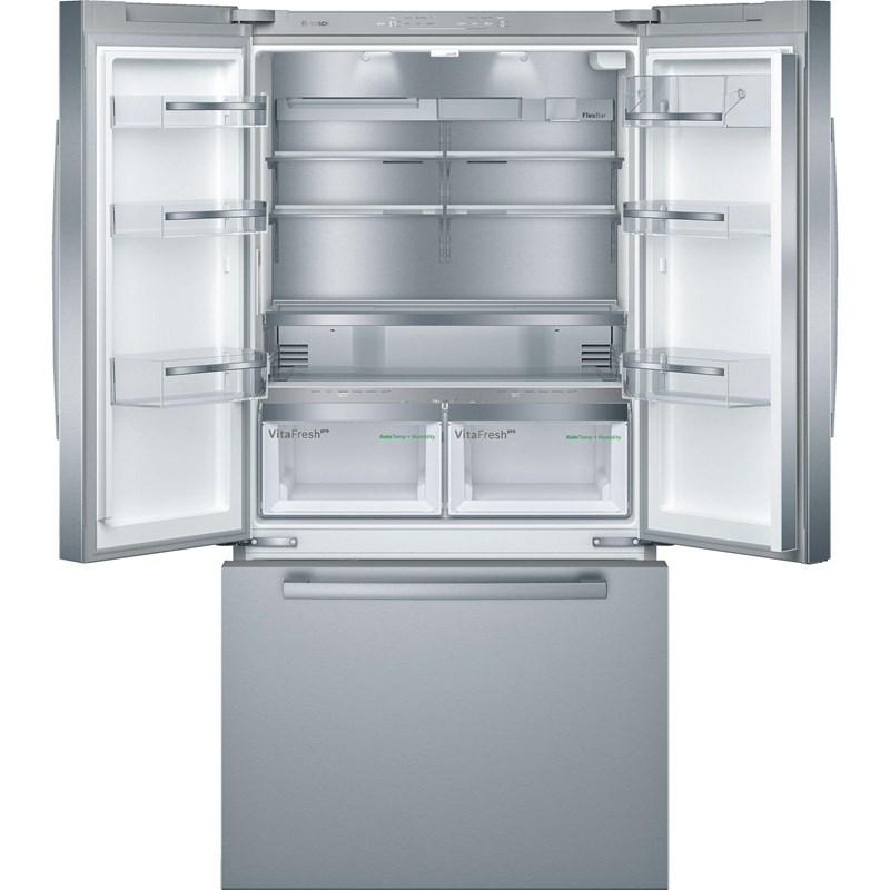 Réfrigérateur À Congélateur En Bas Profondeur De Comptoir 36" / 21 Pi³ En Acier Inoxydable Bosch ( B36CT80SNS )