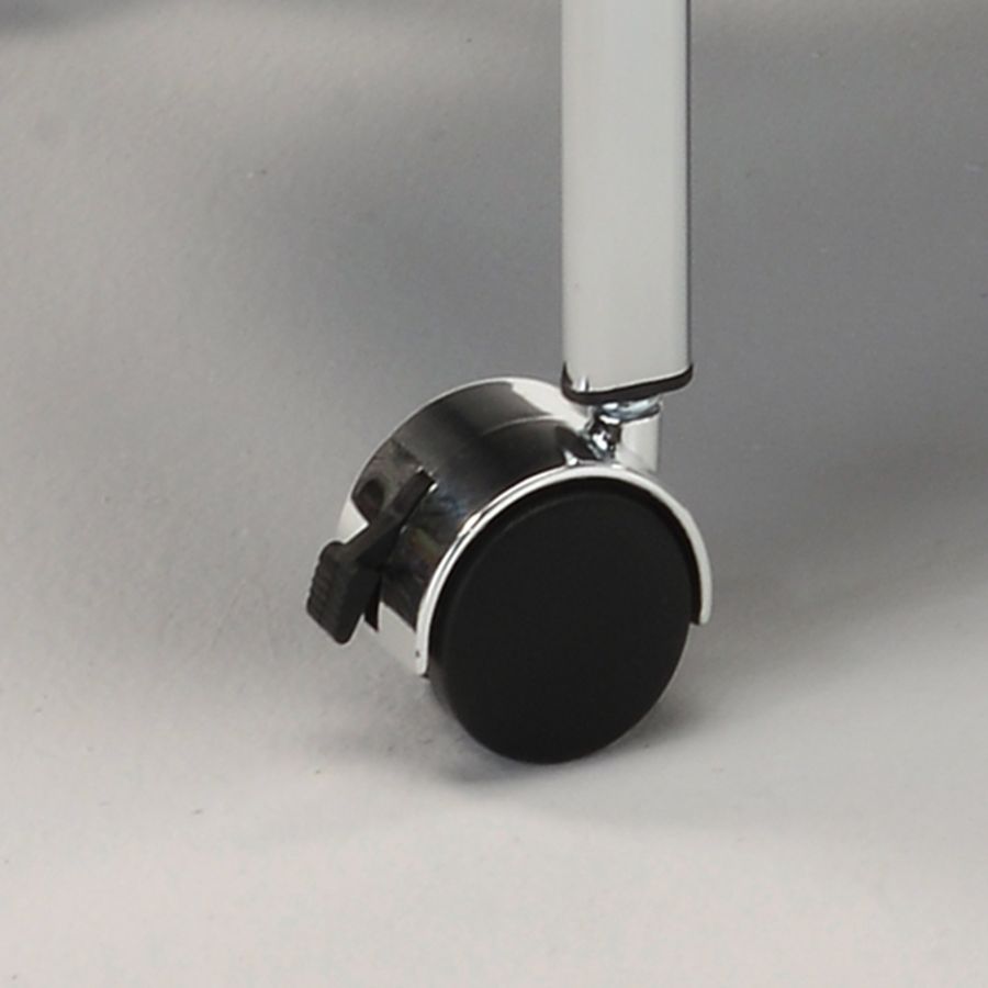 Chariot de bar à 2 niveaux Zedd en chrome