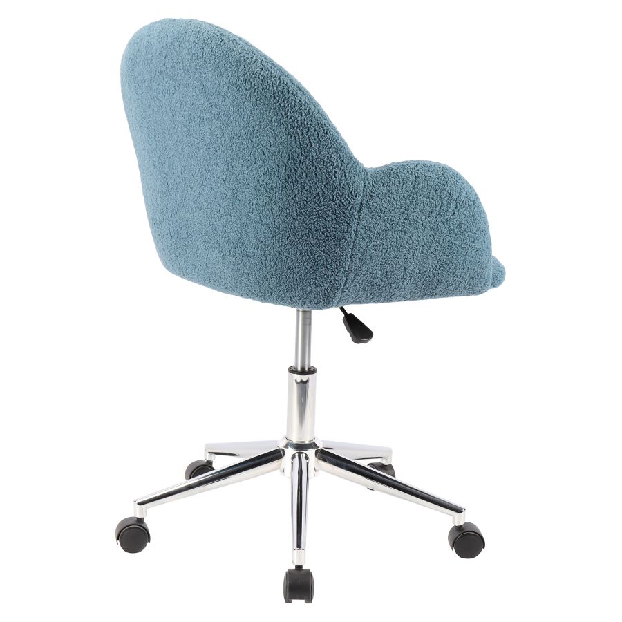 Chaise de bureau à domicile Millie en bleu