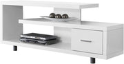 MEUBLE TV - 60"L / BLANC AVEC 1 TIROIR