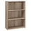 BIBLIOTHEQUE - 36"H / TAUPE FONCE AVEC 3 TABLETTES