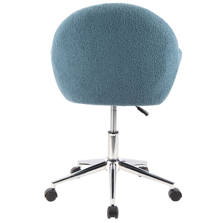 Chaise de bureau à domicile Millie en bleu