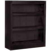 BIBLIOTHEQUE - 36"H / ESPRESSO AVEC 3 TABLETTES