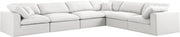 Sectionnel réversible rembourré en duvet Serene Linen Deluxe, confortable comme un nuage