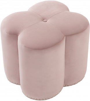 Pouf en velours Clover