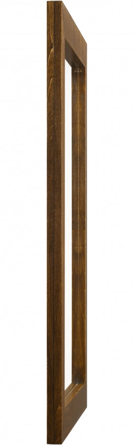 Miroir en bois de roseau