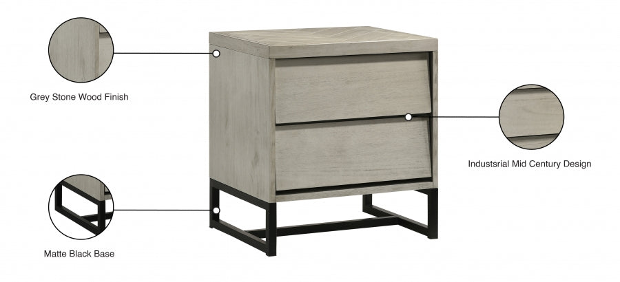 Table de chevet en bois Weston