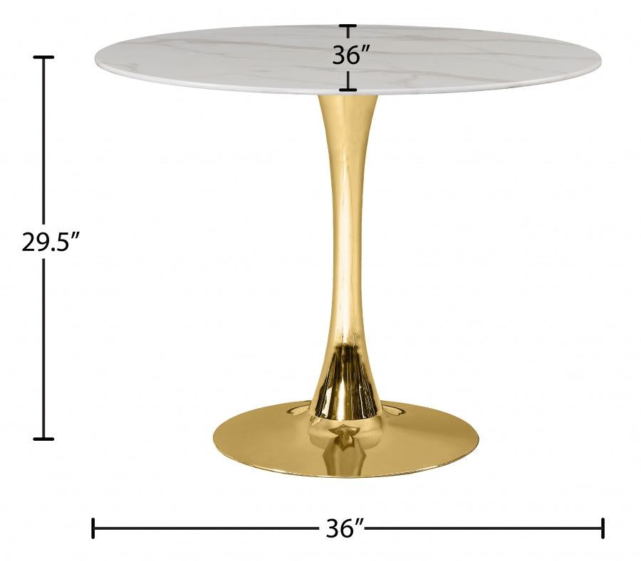 Table de salle à manger tulipe 36"