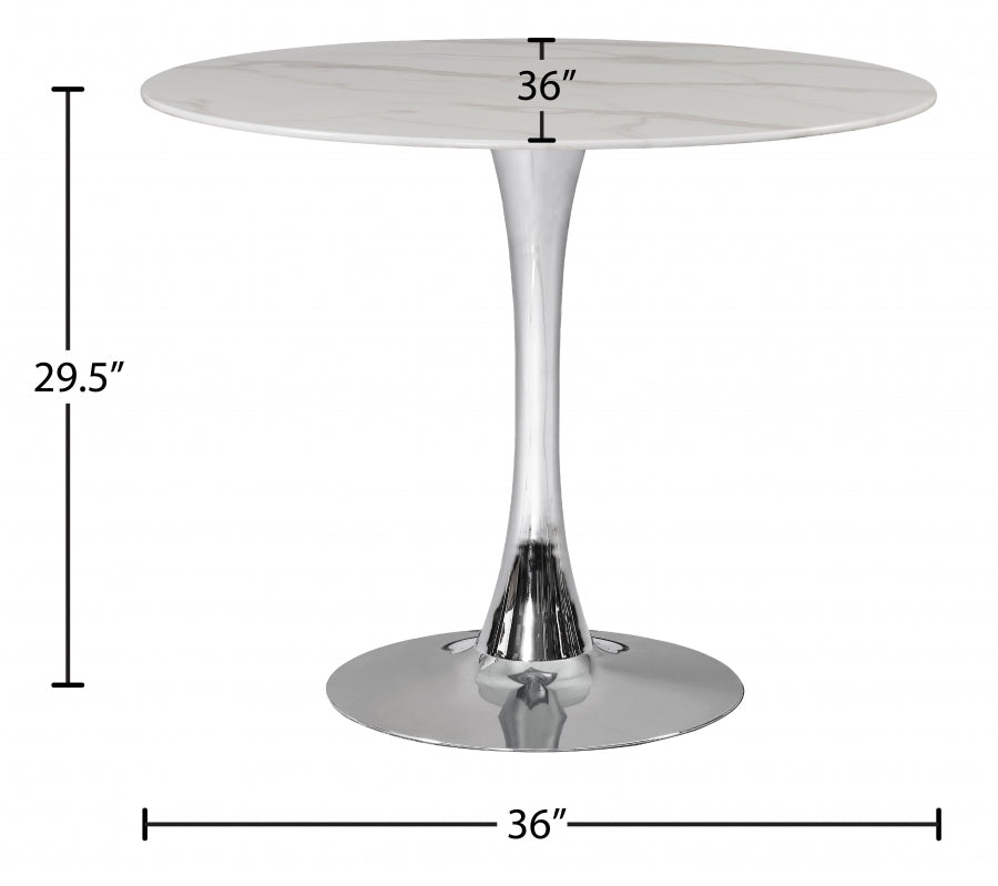 Table de salle à manger tulipe 36"
