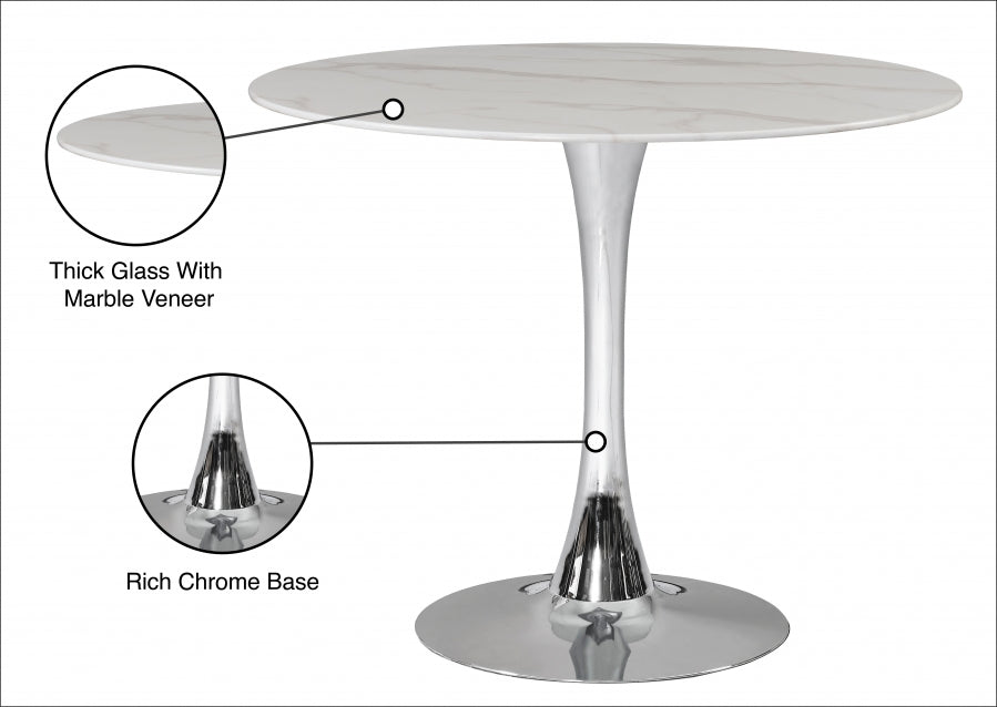 Table de salle à manger tulipe 36"