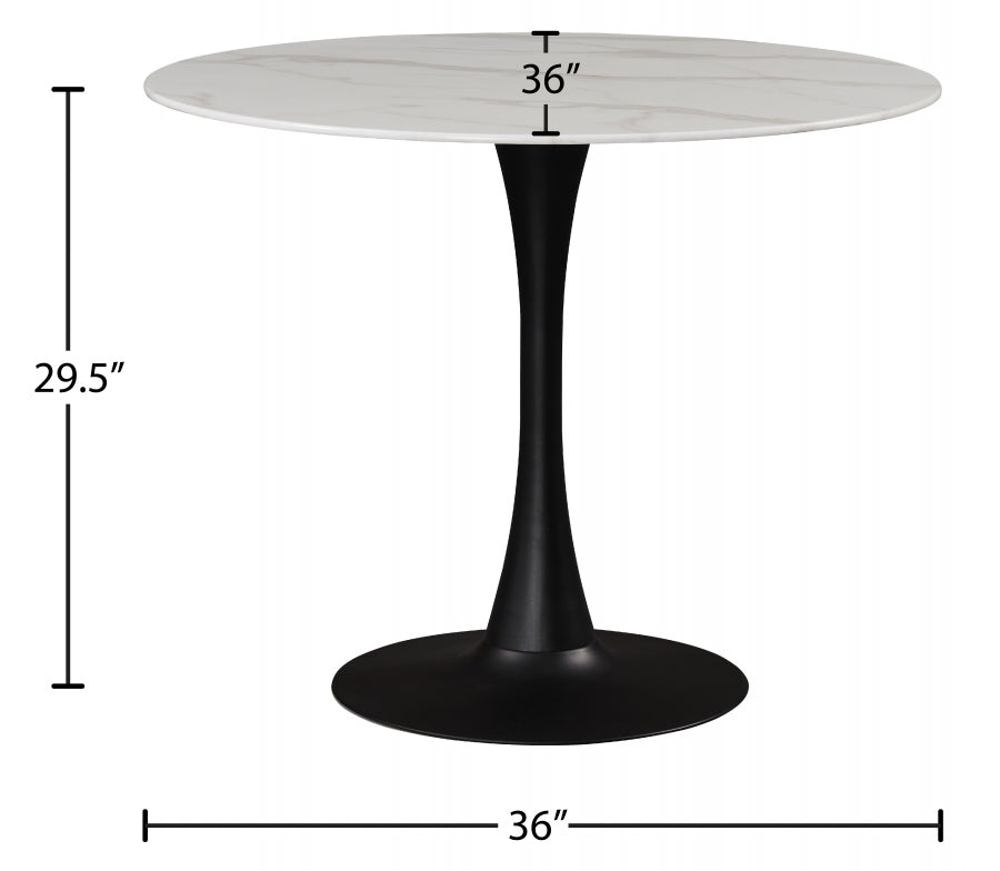 Table de salle à manger tulipe 36"