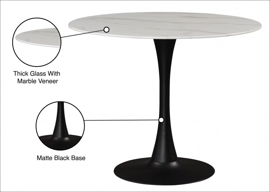 Table de salle à manger tulipe 36"