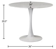 Table de salle à manger tulipe 36"