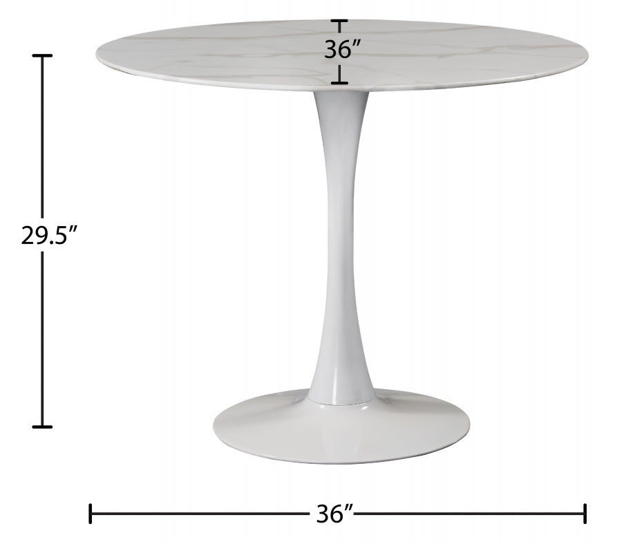 Table de salle à manger tulipe 36"