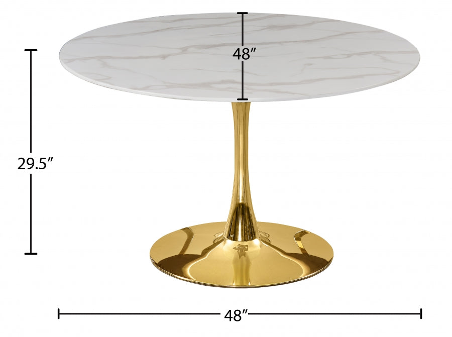 Table de salle à manger tulipe 48"