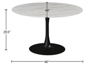 Table de salle à manger tulipe 48"