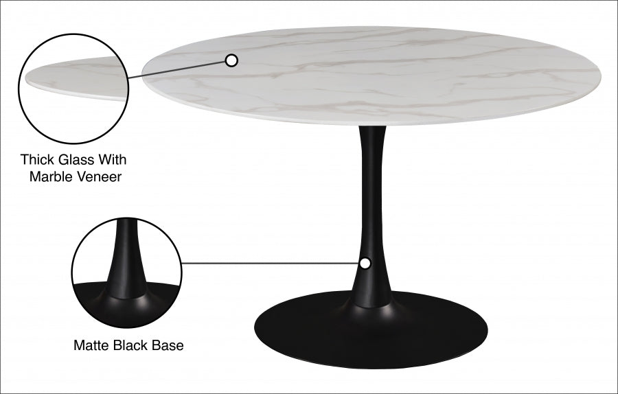 Table de salle à manger tulipe 48"