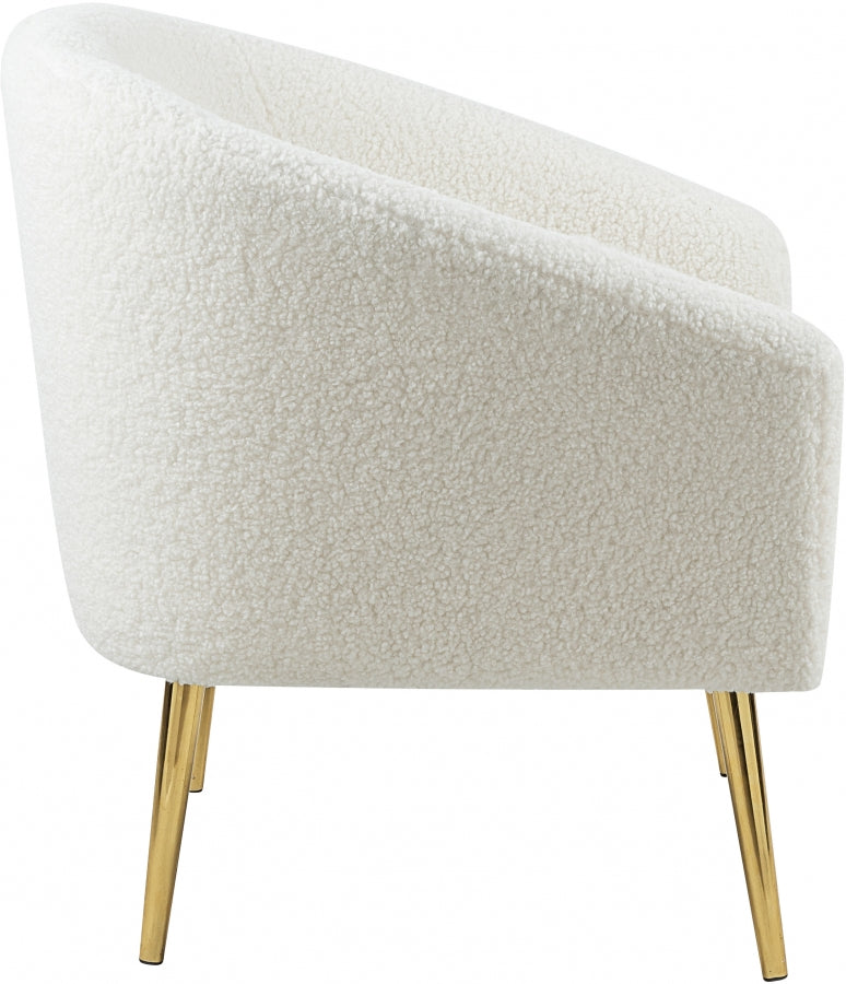 Chaise en fausse fourrure Barlow