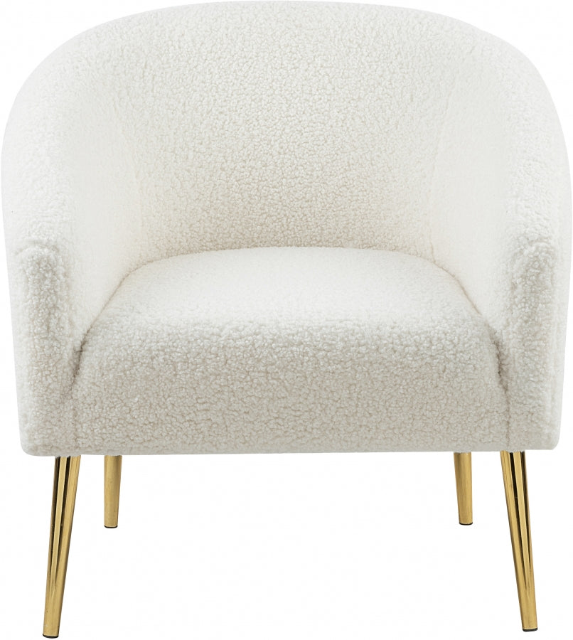 Chaise en fausse fourrure Barlow