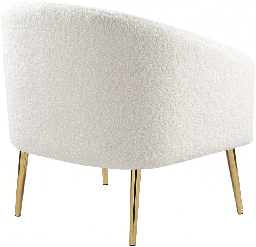 Chaise en fausse fourrure Barlow