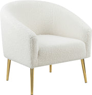 Chaise en fausse fourrure Barlow