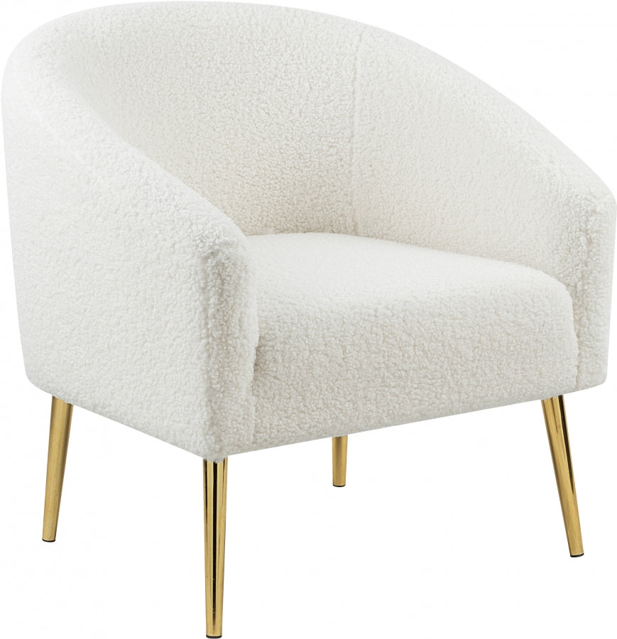 Chaise en fausse fourrure Barlow