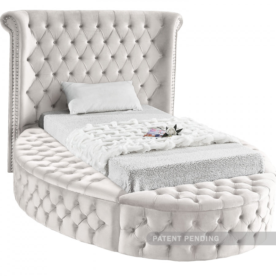 Lit en velours Luxus