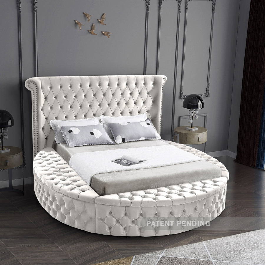 Lit en velours Luxus