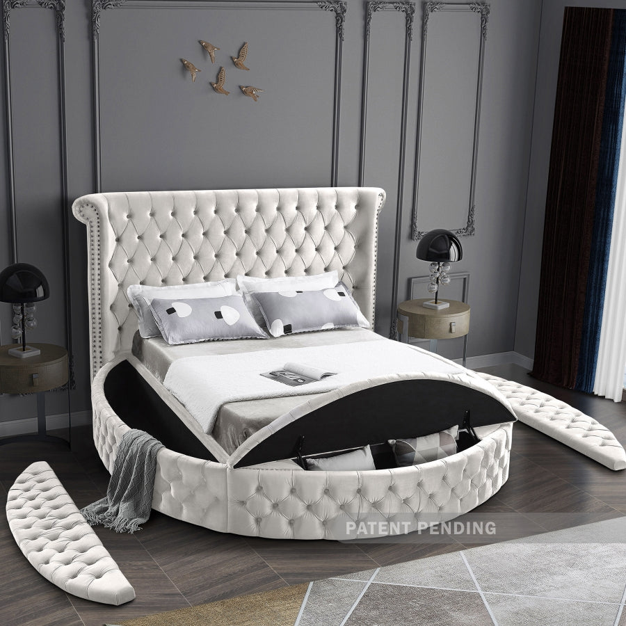 Lit en velours Luxus