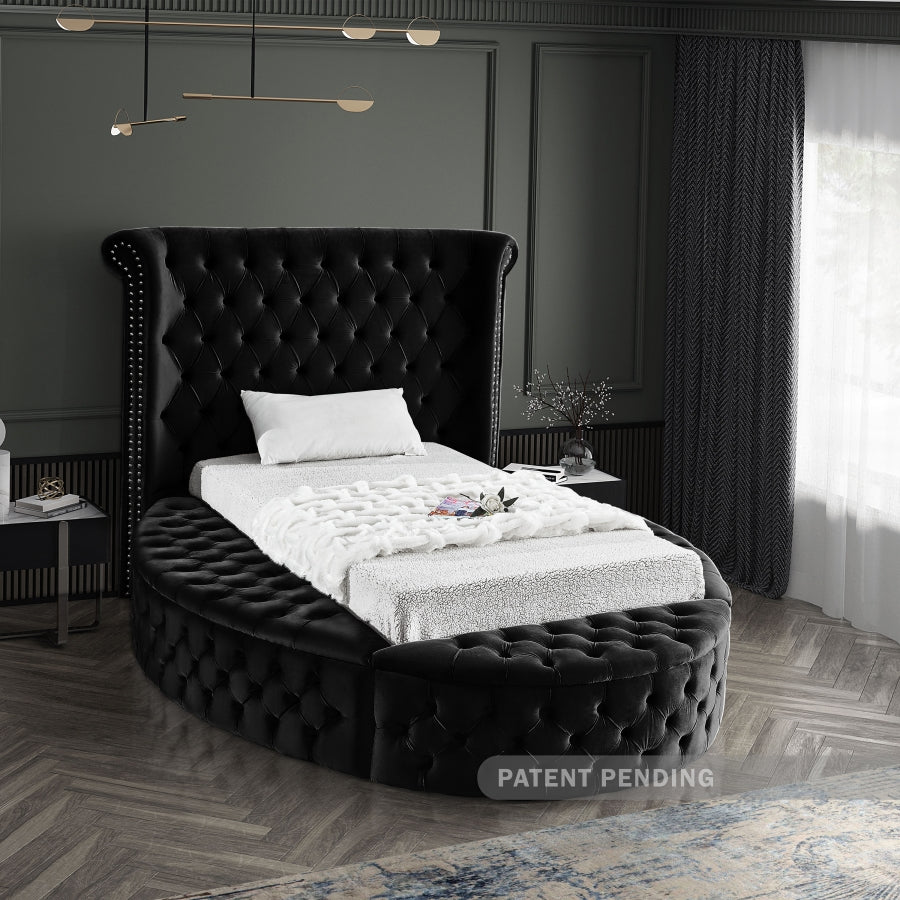 Lit en velours Luxus