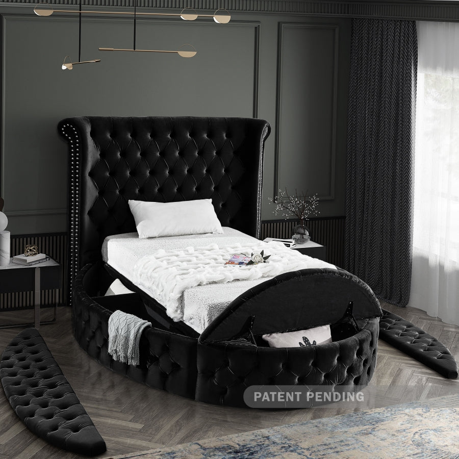 Lit en velours Luxus