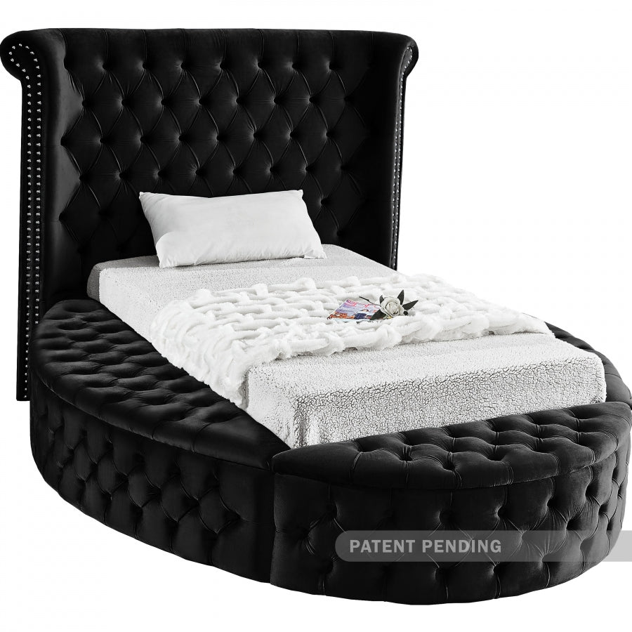 Lit en velours Luxus