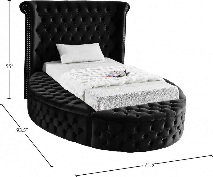 Lit en velours Luxus