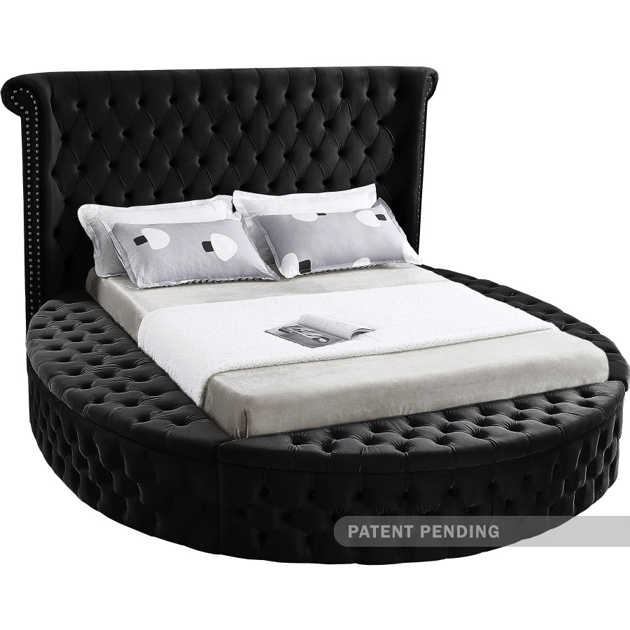 Lit en velours Luxus