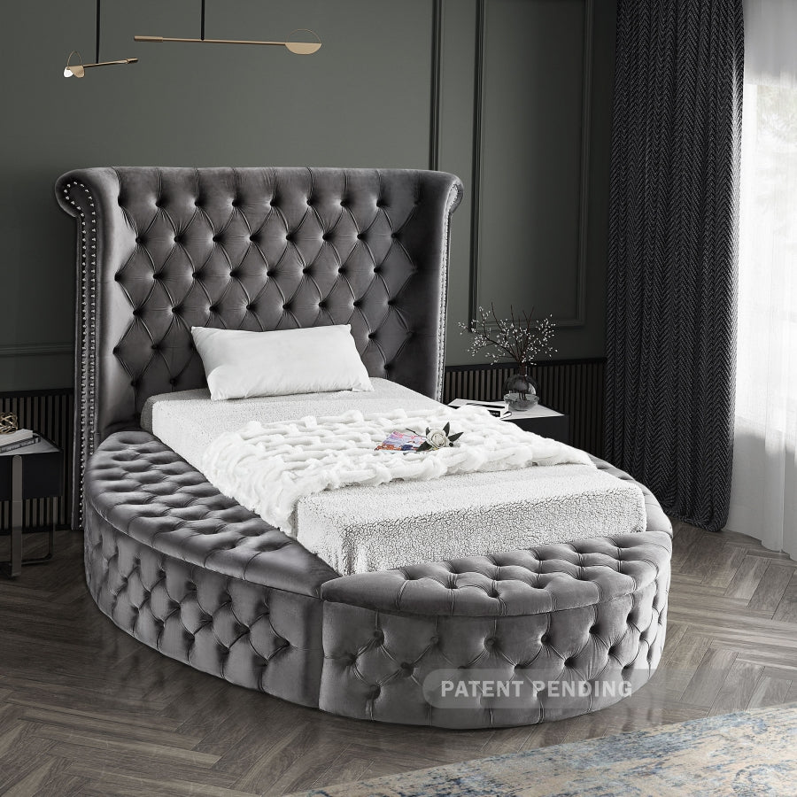 Lit en velours Luxus