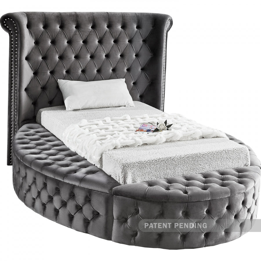 Lit en velours Luxus